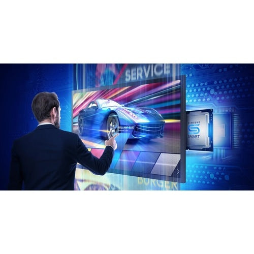 Samsung QM43B-T 1092.20 mm LCD Digital Signage Display - 24 Hours/7 Days Operation - Vertical Alignment (VA) - Touchscreen - 3840 x 2160 - LED - 500 cd/m² - 2160p - USB - HDMI - Serial - Wireless LAN - Bluetooth - Ethernet - Tizen 6.5
