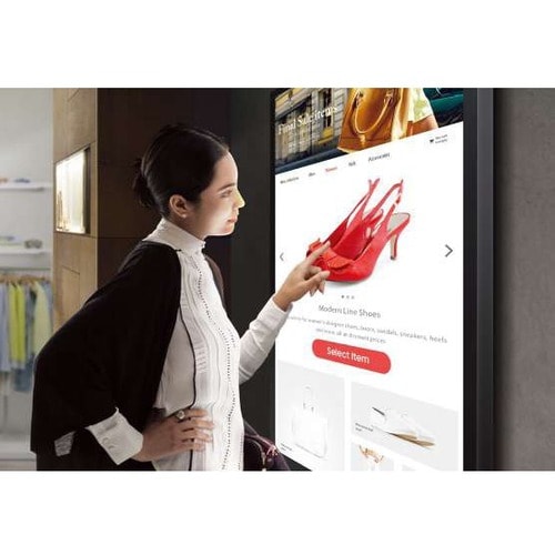Samsung QM55B-T 1386.84 mm LCD Digital Signage Display - Energy Star - Touchscreen Cortex A72 1.70 GHz - 3840 x 2160 - Edge LED - 400 cd/m² - 2160p - USB - HDMI - Serial - Wireless LAN - Bluetooth - Ethernet - Tizen 6.5