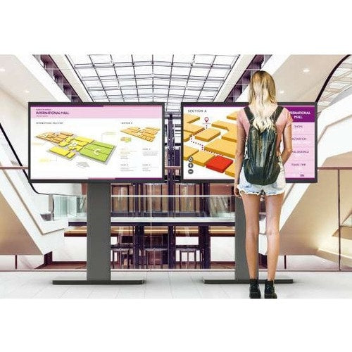Samsung QM55B-T 1386.84 mm LCD Digital Signage Display - Energy Star - Touchscreen Cortex A72 1.70 GHz - 3840 x 2160 - Edge LED - 400 cd/m² - 2160p - USB - HDMI - Serial - Wireless LAN - Bluetooth - Ethernet - Tizen 6.5