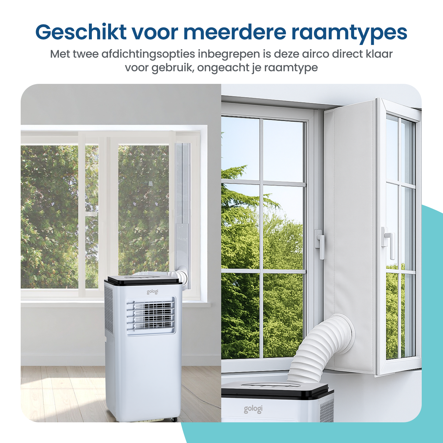 3-in-1 mobile air conditioner - 9,000 BTU/h