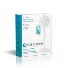NEDIS WIFI SMART FAN CON PIE 40CM BLANCO