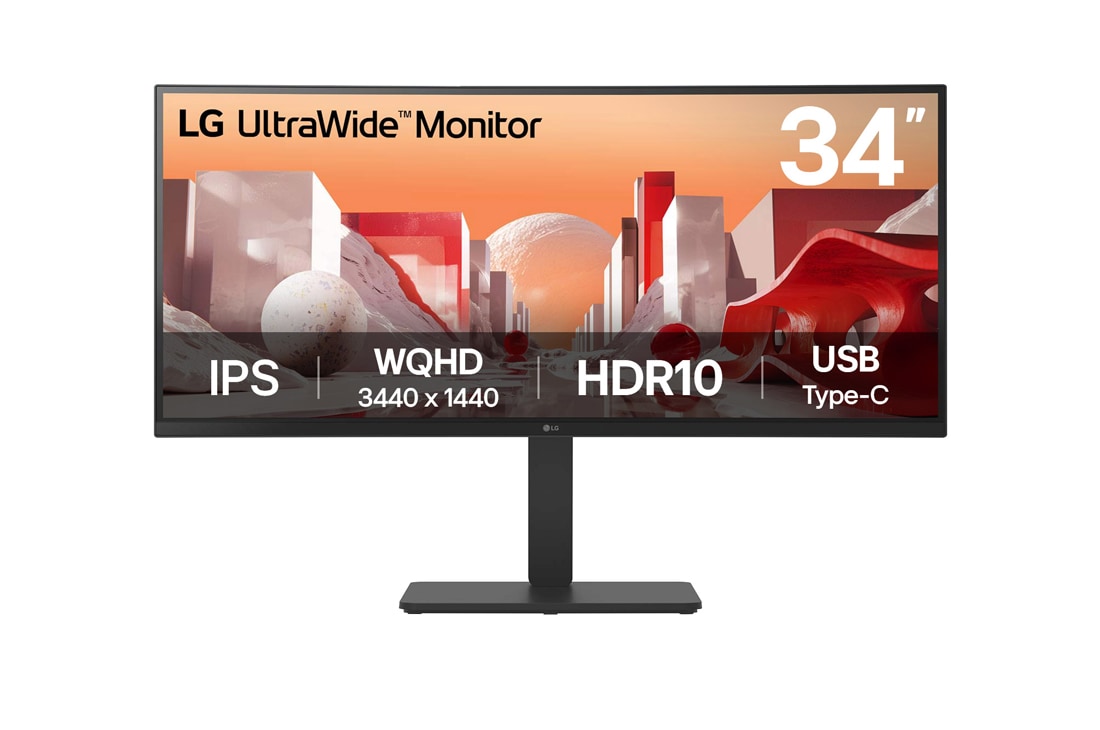 LG 34BA75QE-B - Monitor UltraWide IPS Curvo WQHD de 34", USB-C 90 W, RJ45 y KVM