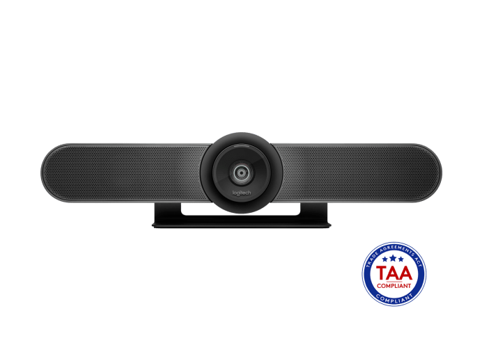 Logitech MeetUp - Conference Camera - Panel / Tilt - Color - 3840 x 2160 - Audio - Wireless - Bluetooth LE / NFC - USB 3.0 - MJPEG