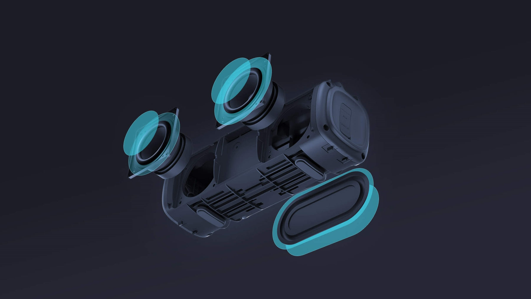 ALTAVOZ PORTÁTIL MI BLUETOOTH AZUL (16W)