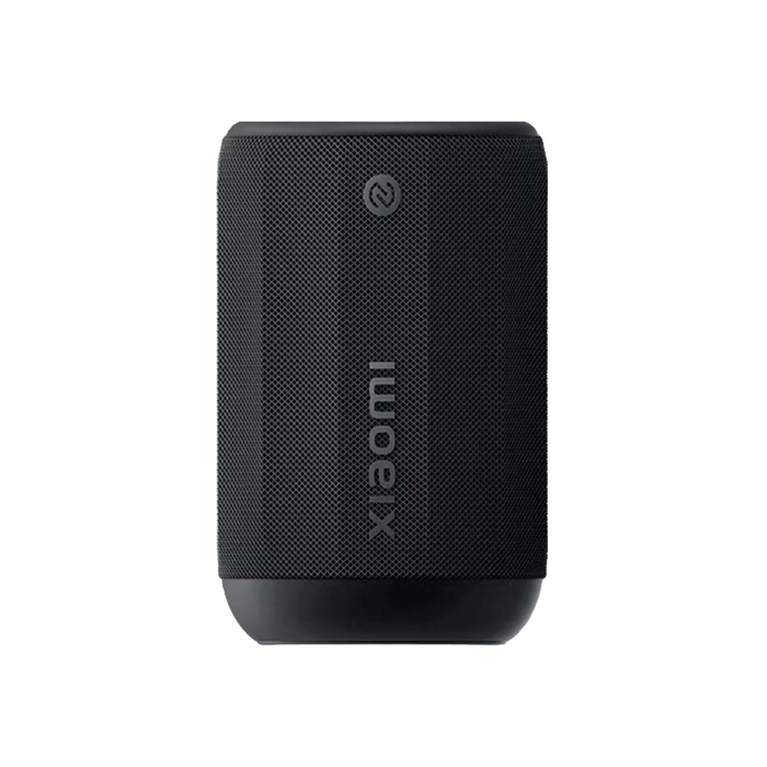 Altavoz Bluetooth Xiaomi mini portátil inalámbrico con iluminación RGB de 6W, color negro.