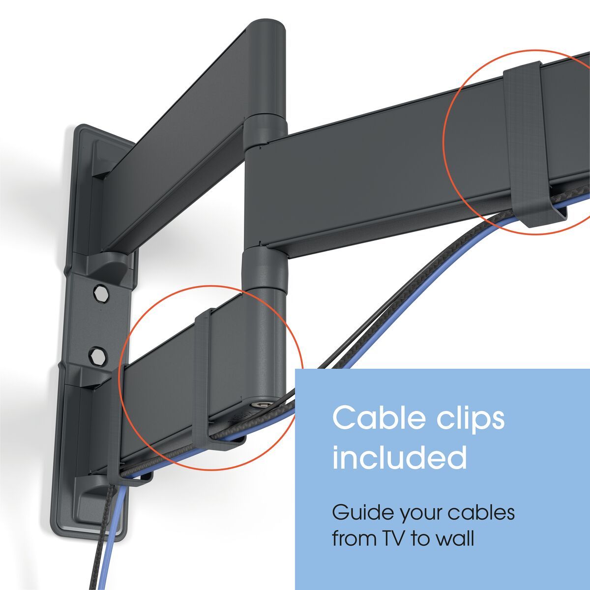 ONE Full-Motion TV Wall Mount 55-100 inches