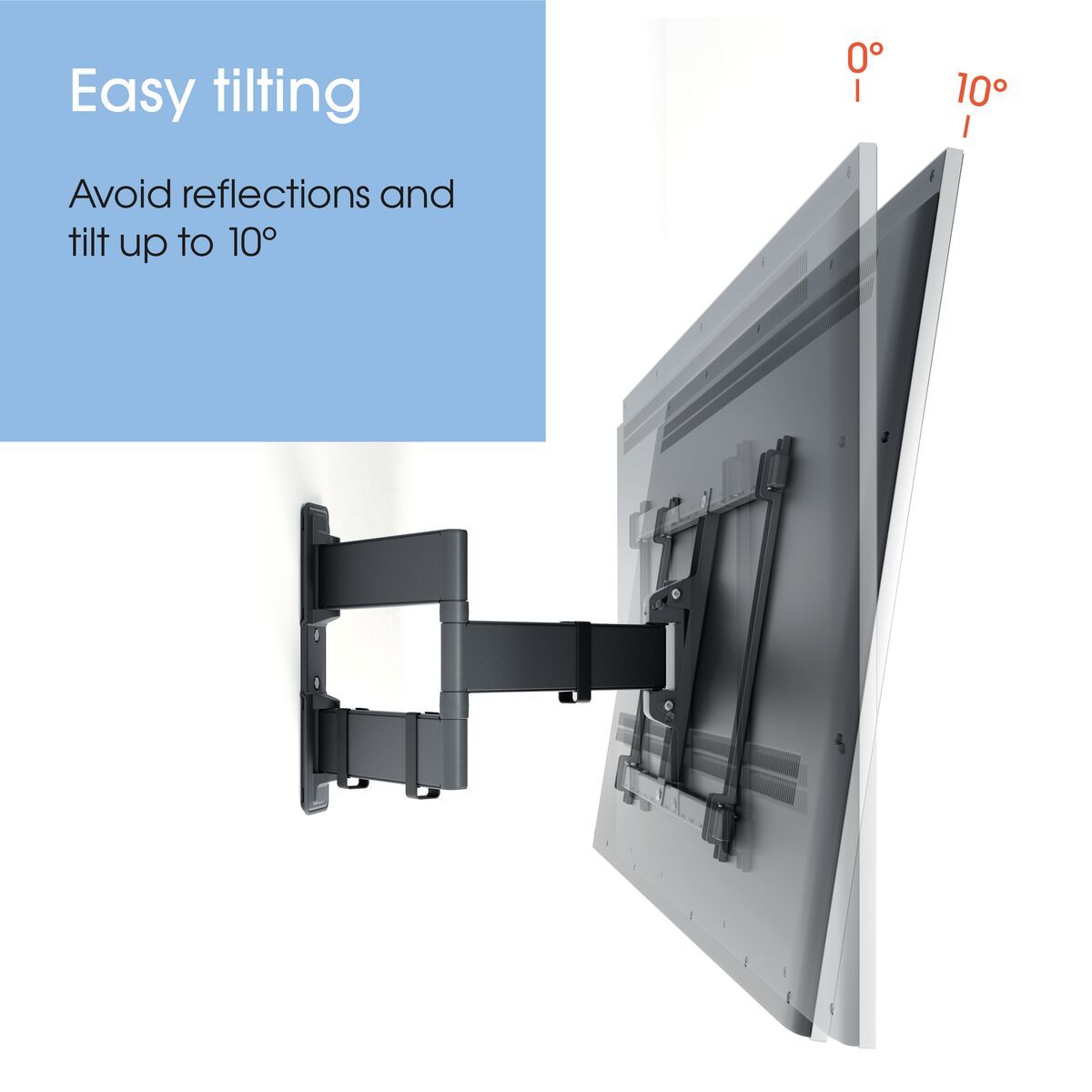 ONE Full-Motion TV Wall Mount 55-100 inches