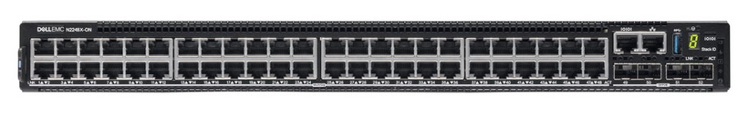 Dell PowerSwitch N2248X-ON - Interruptor - L3 - Administrado - 48 x 10/100/1000/2.5G + 4 x 25 Gigabit SFP28 - fluxo de ar frente para trás - montável em trilho - CAMPUS Smart Value
