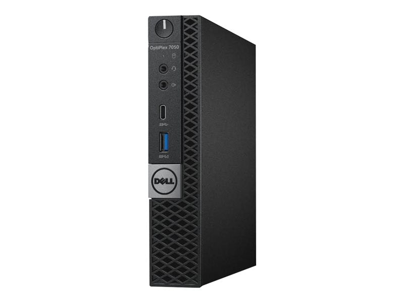 Dell OptiPlex 7050 Pre-imaged for Zoom Rooms - Micro - Core i7 - RAM 16 GB - SSD 128 GB - HD Graphics - GigE - WLAN: 802.11a/b/g/n/ac, Bluetooth 4.2 - Win 10 IoT Enterprise 2019 LTSC - s/ monitor - preto