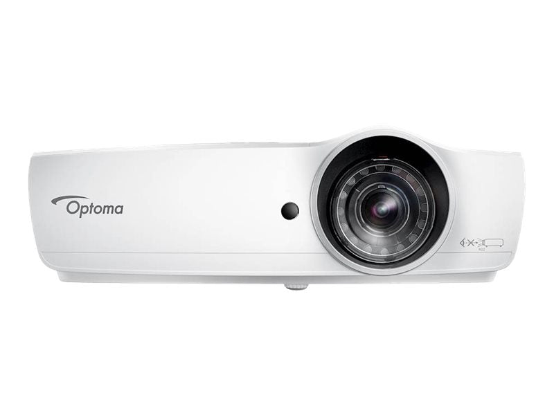 Optoma W460ST - Projector DLP - portátil - 3D - 4200 lumens ANSI - WXGA (1280 x 800) - 16:10 - 720p - lentes fixas de projeção de curta distância - Wi-Fi/LAN