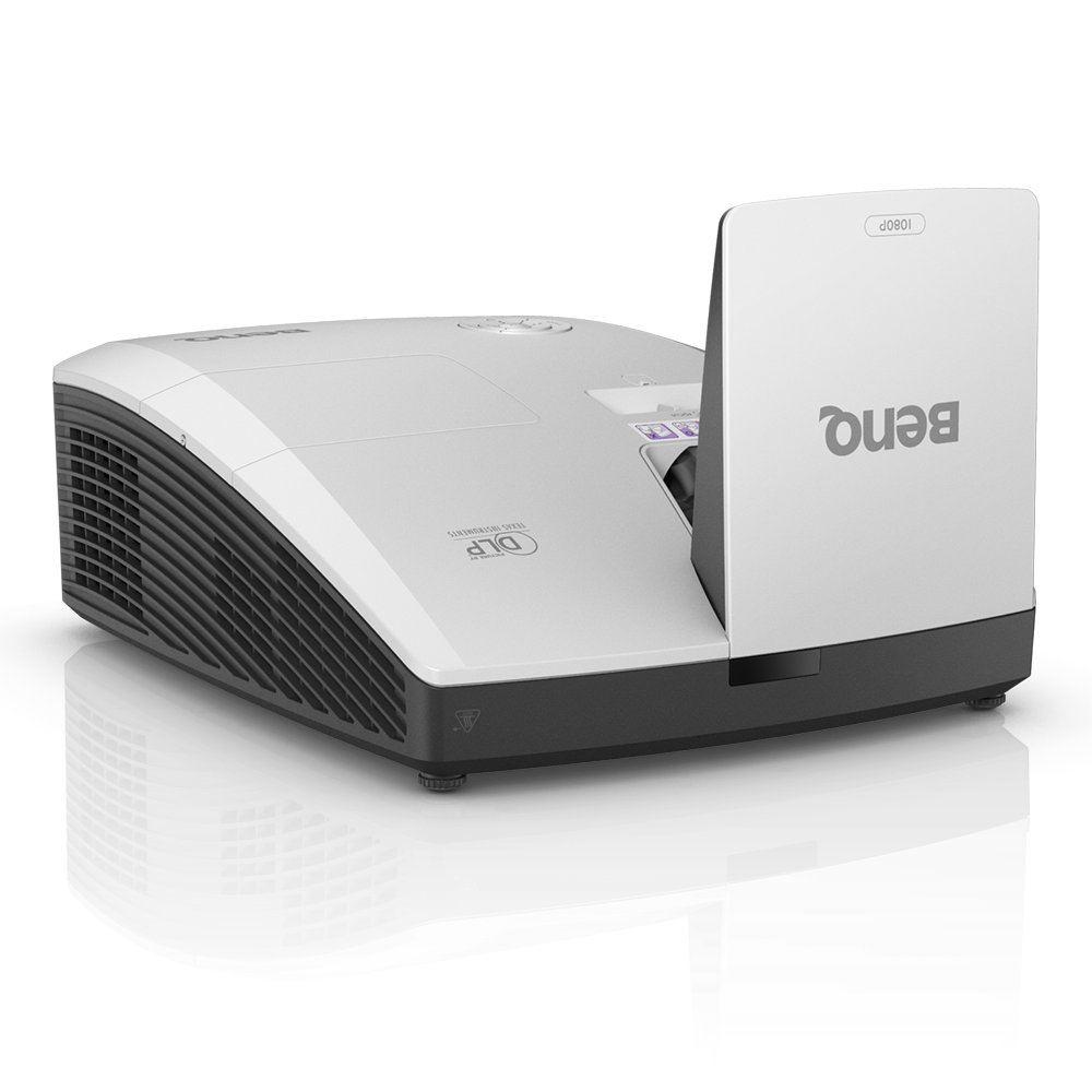 BenQ MH856UST+ - Proyector DLP - 3D - 3500 lúmenes ANSI - Full HD (1920 x 1080) - 16:9 - 1080p - Lente de proyección de alcance ultracorto