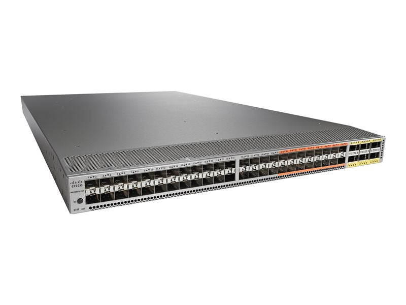 Cisco Nexus 5672UP - Switch - L3 - Admin - 32 x 1 Gigabit / 10 Gigabit SFP+ + 16 x Combo 1 Gigabit / 10Gb Ethernet / 2/4/8Gb Fibre Channel / FCoE SFP+ + 6 x 40Gb Ethernet / FCoE QSFP+ (compatible con sesiones ) - montable en carril
