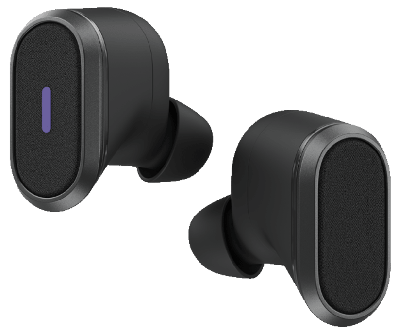 Logitech Zone True Wireless - Wireless headphones with microphone - in-ear - bluetooth - active noise canceling - graphite