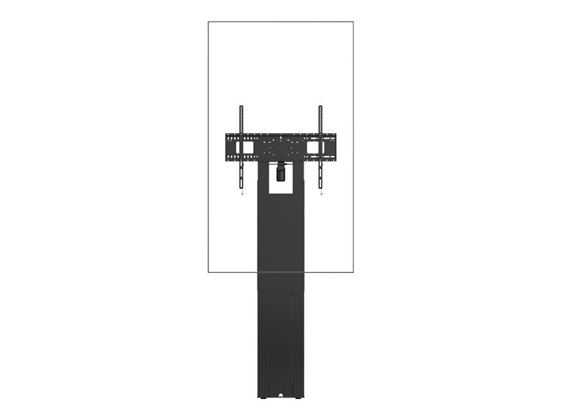 VISION Motorised Height Adjustable Display Floor Stand - LIFETIME WARRANTY - Heavy duty - Fits displays up to 100" with VESA sizes up to 800 x 600 - fixes to wall, transfers load to floor - SWL 130 kg / 286 lb - cable controller - RS-232 control - he