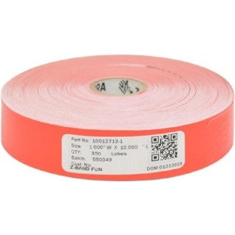 WRISTBAND POLYPROPYLENE 1X10IN (25.