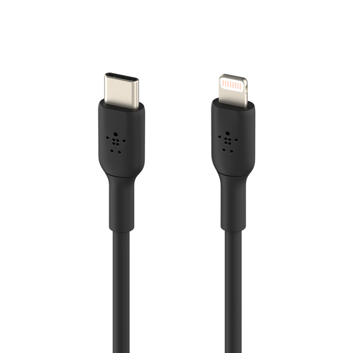 Belkin BOOST CHARGE - Lightning Cable - USB-C Male to Lightning Male - 1 m - Black - USB Power Delivery (18W) - for Apple iPad/iPhone/iPod (Lightning)