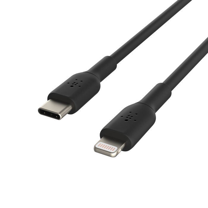 Belkin BOOST CHARGE - Lightning Cable - USB-C Male to Lightning Male - 1 m - Black - USB Power Delivery (18W) - for Apple iPad/iPhone/iPod (Lightning)