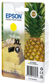 EPSON TINTEIRO AMARELO 604XL XP2200/05/ 3200/05/ 4200/05/ WF2910/30/ 35/ 50