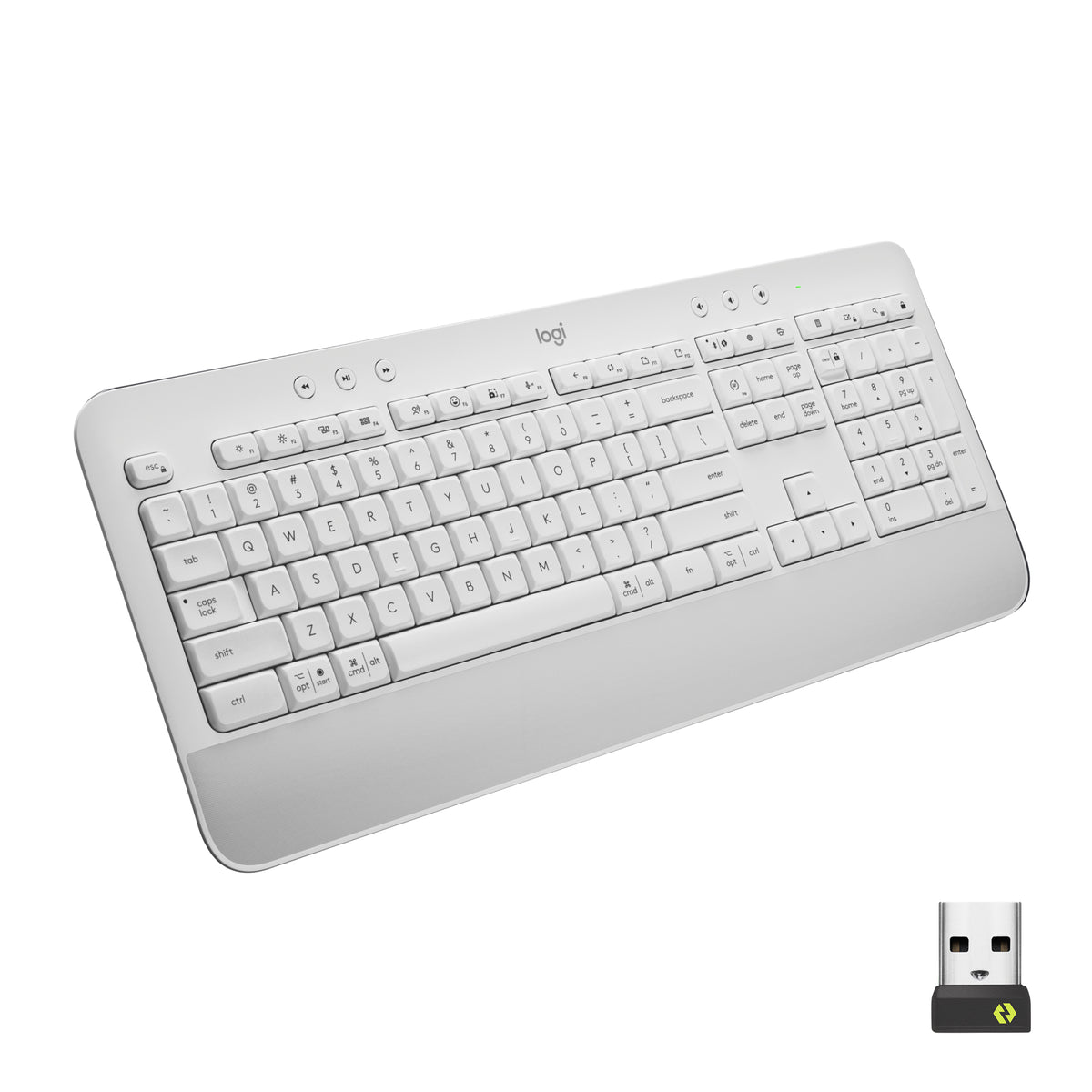 Logitech Signature K650 - Teclado - sem fios - Bluetooth 5.1 - QWERTZ - Suíço - branco sujo