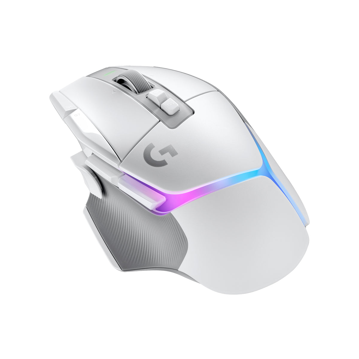 Logitech G G502 X PLUS - Rato - óptico - sem fios - LIGHTSPEED - recetor Logitech LIGHTSPEED - branco