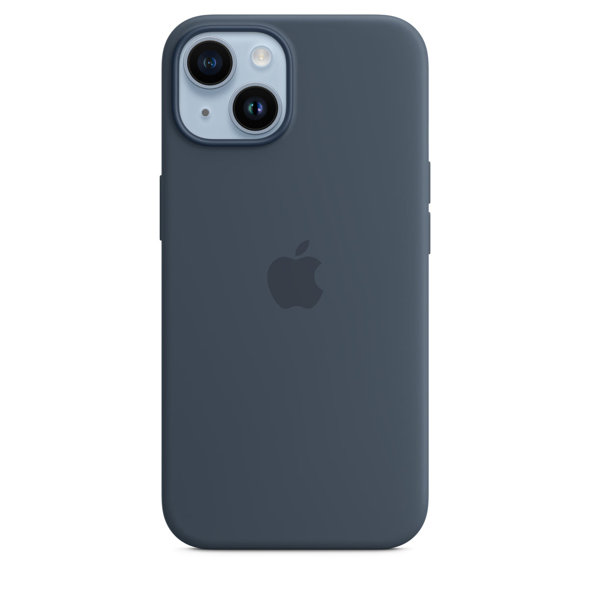 FUNDA DE SILICONA CON MAGSAFE APPLE CAPA IPHONE 14 - AZUL TORMENTA