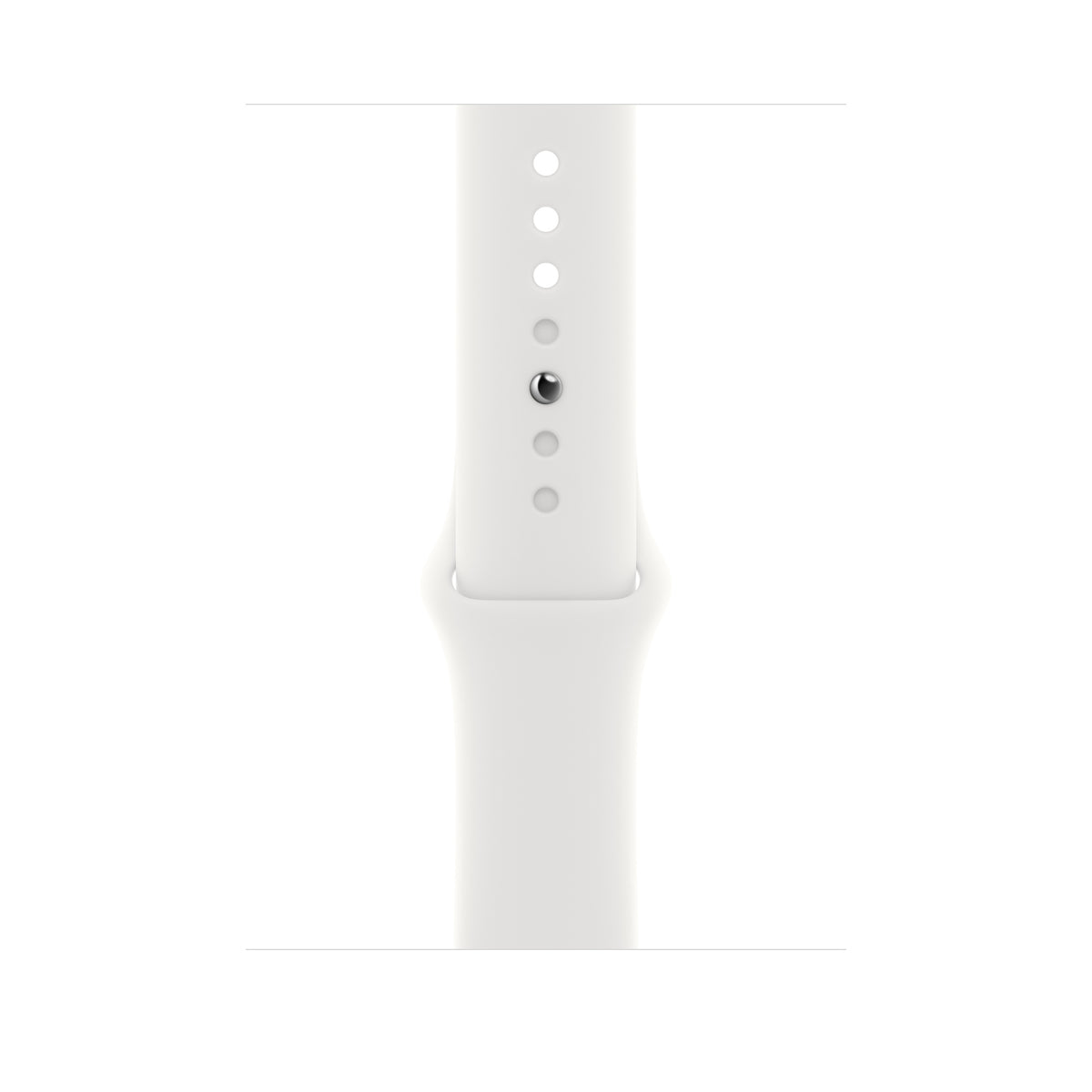 PULSERA MANZANA BANDA DEPORTIVA BLANCA 45MM
