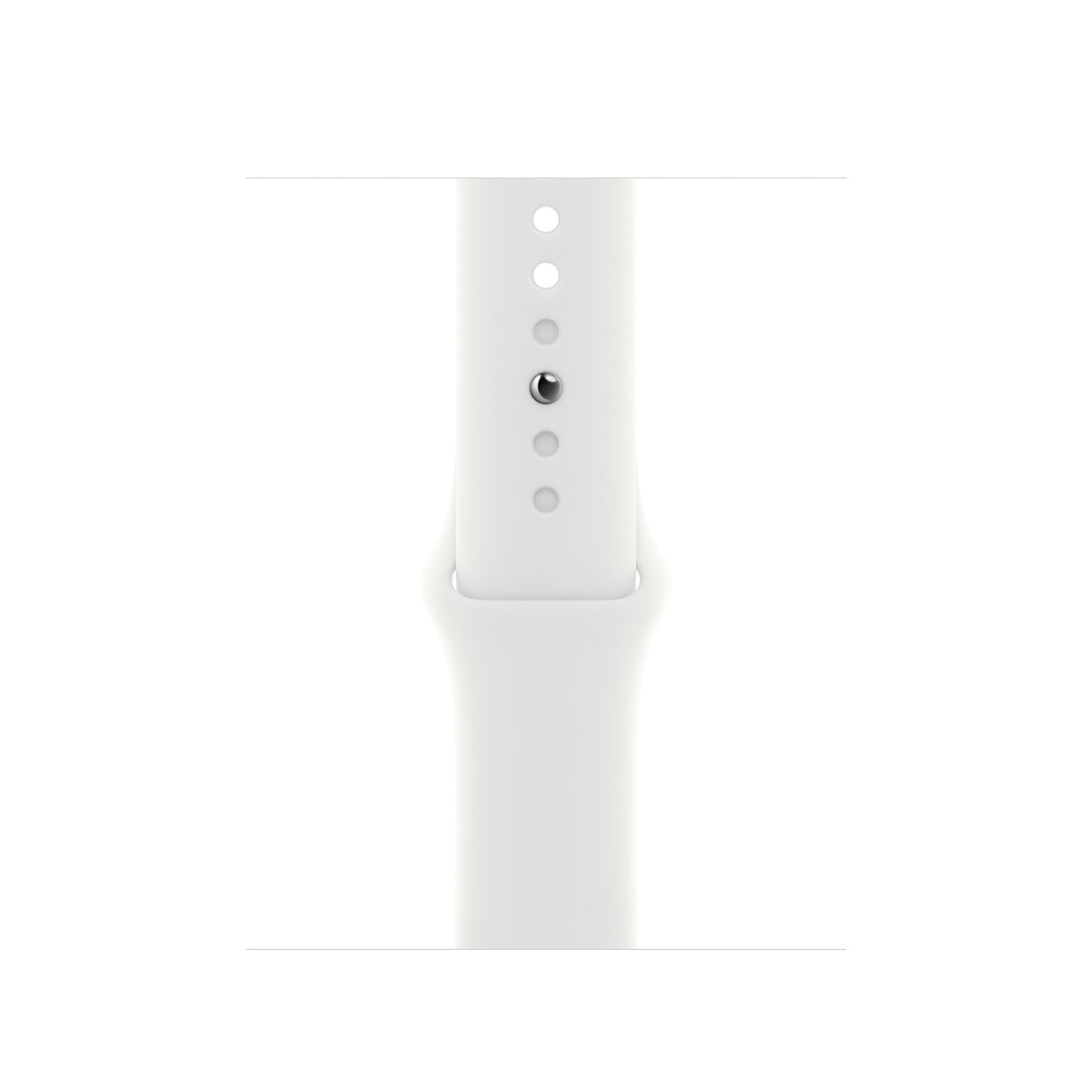 PULSERA MANZANA BANDA DEPORTIVA BLANCA 41MM