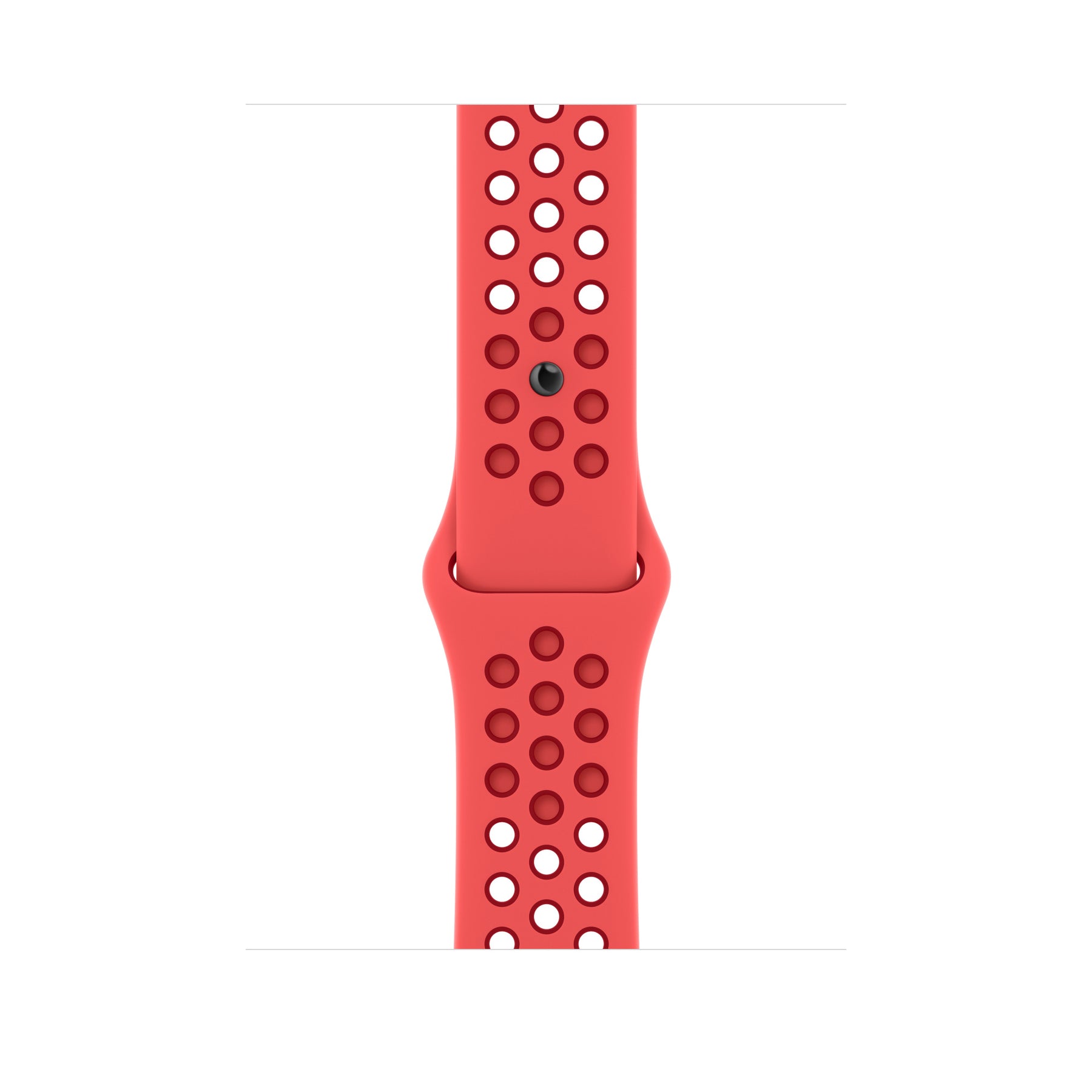 45mm Bright Crimson/Gym Red Nike Sport Band