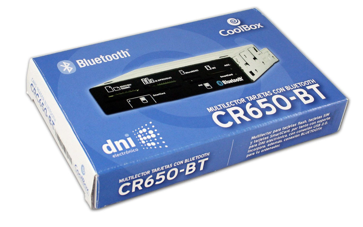 Lector de Tarjetas Interno 3.5" con Smart Cart (DNIe) + SIM y Bluetooth - CR-650-BT