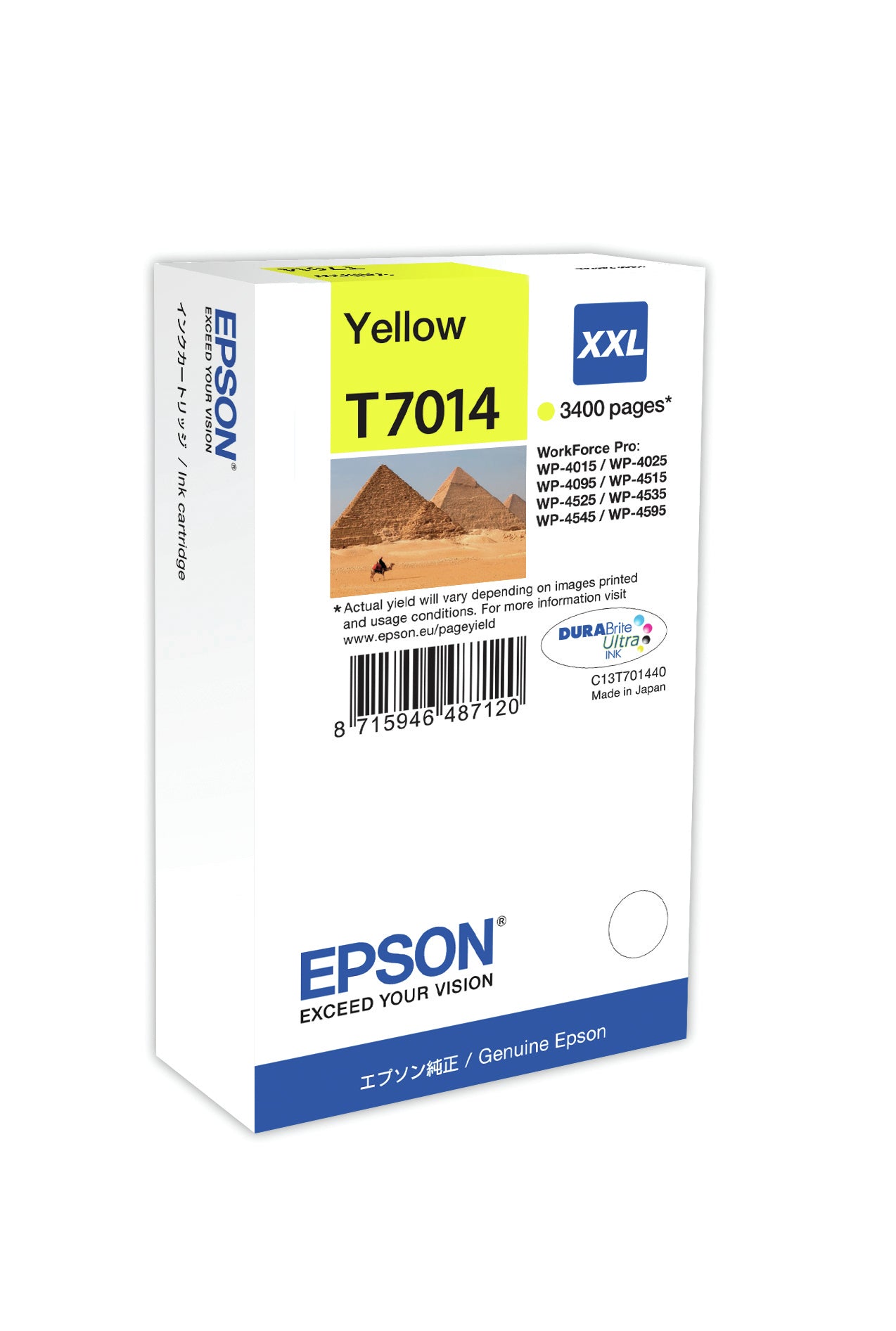 EPSON YELLOW INK XXL WP-4000/4500 #PROMO# VÁLIDA HASTA STOCK