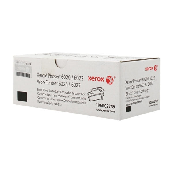 TONER XEROX NEGRO 6020 / 6022 / 6025 / 6027 - 2.000 PAG