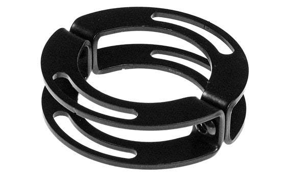 Abrazadera de apilamiento de pantalla Peerless Modular Series - Componente de montaje (abrazadera) - para pantalla LCD/proyector - Negro