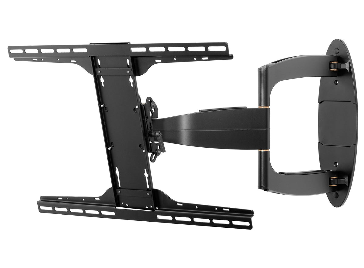 Peerless Universal Full-Motion Plus Wall Mount SA752PU - Kit de montaje (montaje en pared) - Para panel plano - Epoxi fundido - Negro brillante - Tamaño de pantalla: 37"-55" - Interfaz de montaje: Hasta 600 x 400 mm - Montaje en pared
