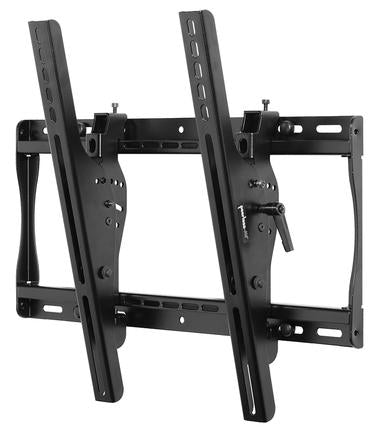 Peerless SmartMount Universal Tilt Wall Mount ST640P - Kit de montagem (suporte, placa oscilante de parede, fixadores de segurança) - para visor LCD - preto - tamanho de tela: 32"-60" - interface de montagem: 400 x 400 mm - montável em parede