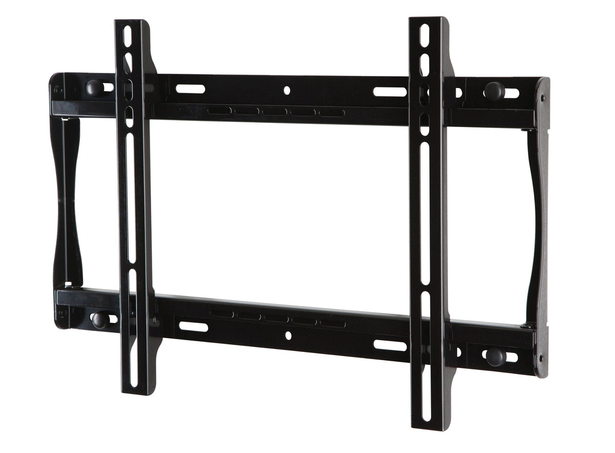 Peerless PARAMOUNT Universal Flat Wall Mount PF640 - Kit de montaje (placa de pared, adaptador de clip) - para pantalla LCD - epoxi fundido - negro brillante - tamaño de pantalla: 32"-46" - interfaz de montaje: 400 x 300 mm