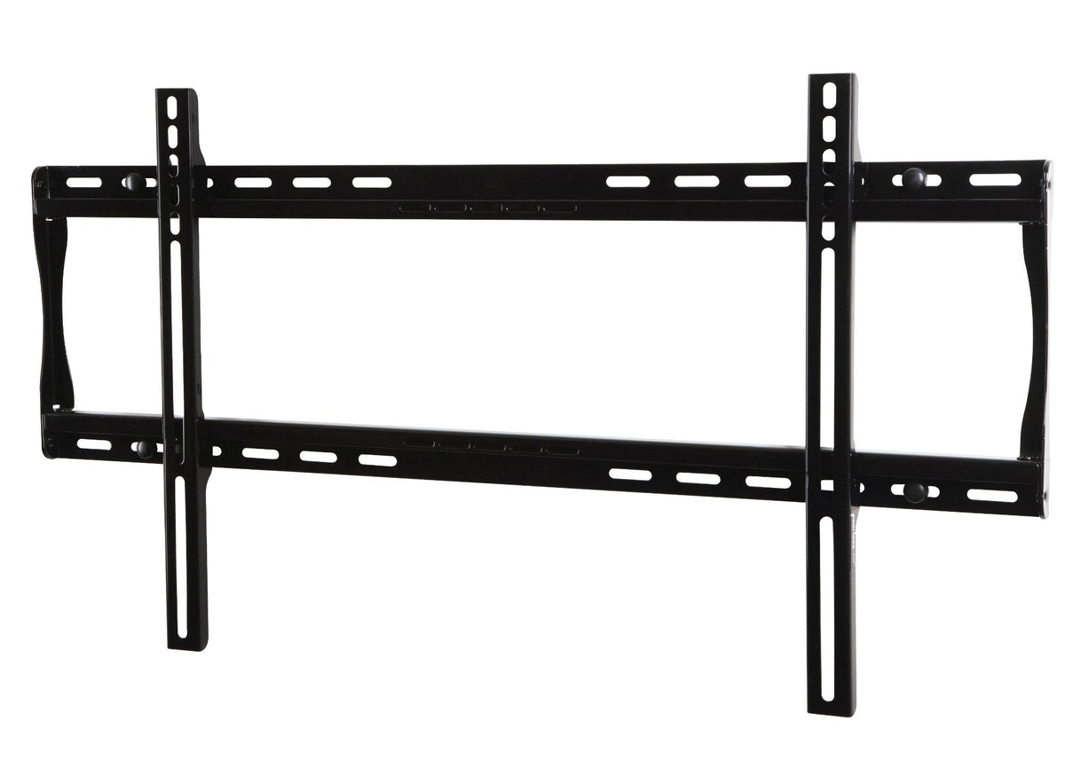 Peerless PARAMOUNT Universal Flat Wall Mount PF650 - Kit de montaje (placa de pared, adaptador de clip) - para panel plano - acero laminado en frío - negro brillante - tamaño de pantalla: 39"-75"
