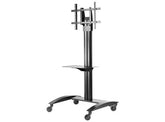 Peerless SmartMount Universal Flat Panel TV Cart SR560M - Cart - for flat panel - black - screen size: 32"-75" - mounting interface: 600 x 400 mm