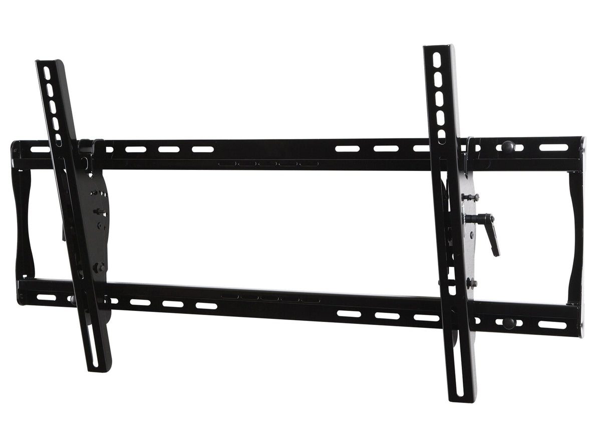 Peerless PARAMOUNT Universal Tilt Wall Mount PT650 - Kit de montaje (placa de pared, soporte oscilante) - para panel plano - acero laminado en frío - negro brillante - tamaño de pantalla: 39"-75" - interfaz de montaje: 600 x 400 mm