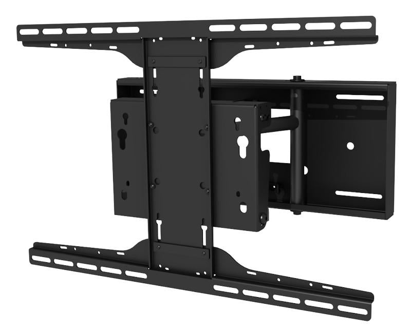 Peerless SmartMount Pull-out Swivel Mount SP850-UNL - Kit de montagem (placa adaptadora, montagem de parede giratória) - oscila & Gira - para painel liso - aço - preto - tamanho de tela: 32"-80" - montável em parede