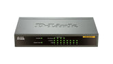 INTERRUPTOR D-LINK 8x10/100 (4xPOE-PRESUPUESTO TOTAL 52 vatios)