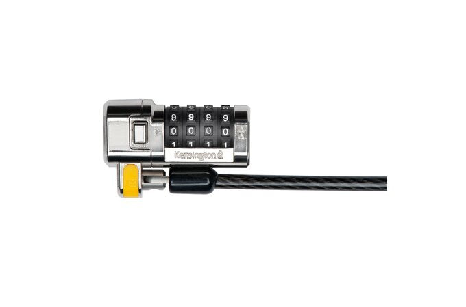 Kensington Candado con combinación ClickSafe para portátiles - Candado con cable de seguridad - Negro - 1,5 m