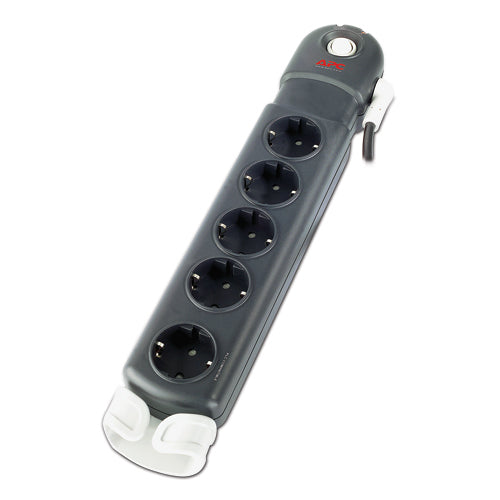 APC Essential Surgearrest PL5B - Protector contra sobretensiones - 230 V CA - Conectores de salida: 5 - Alemania - Negro