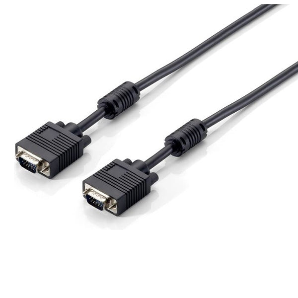 EQUIP VGA CABLE HDB15 M/M ARMORED W/FERRITE - 5MT