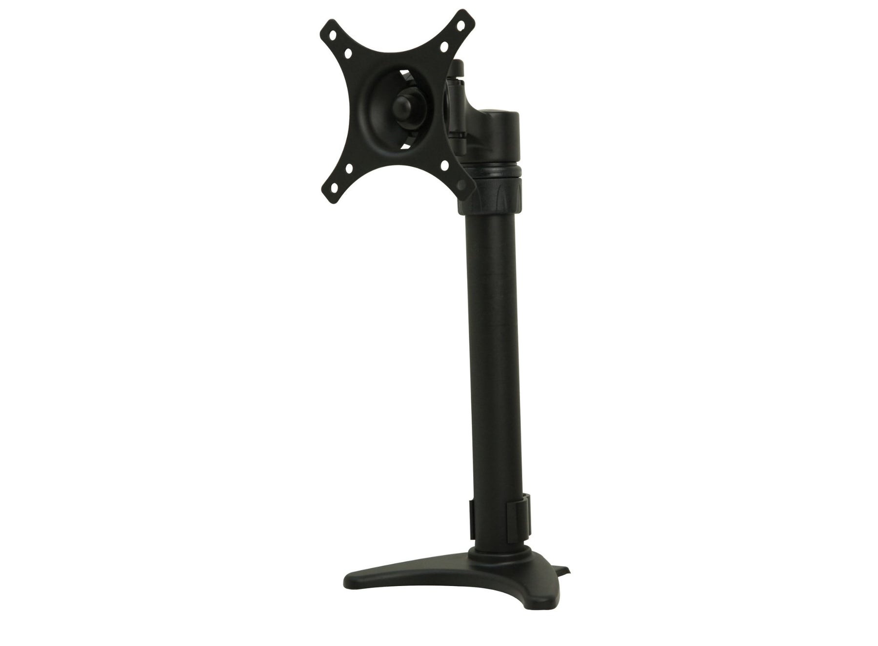 Peerless 100 Series Desktop Mount LCT100S - Mounting Kit (Desk Clip Mount, Metal Ring Mount, Desktop Frame) - For LCD Display - Aluminum - Non-Gloss Black Coating - Screen Size: 12"-30" - Desktop Mountable secretary