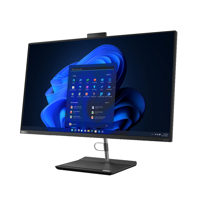 DT Lenovo ThinkCentre Neo 30a AIO 27\'\' I7-1260P 16GB 512GB Win11 Pro 1Y Onsite
