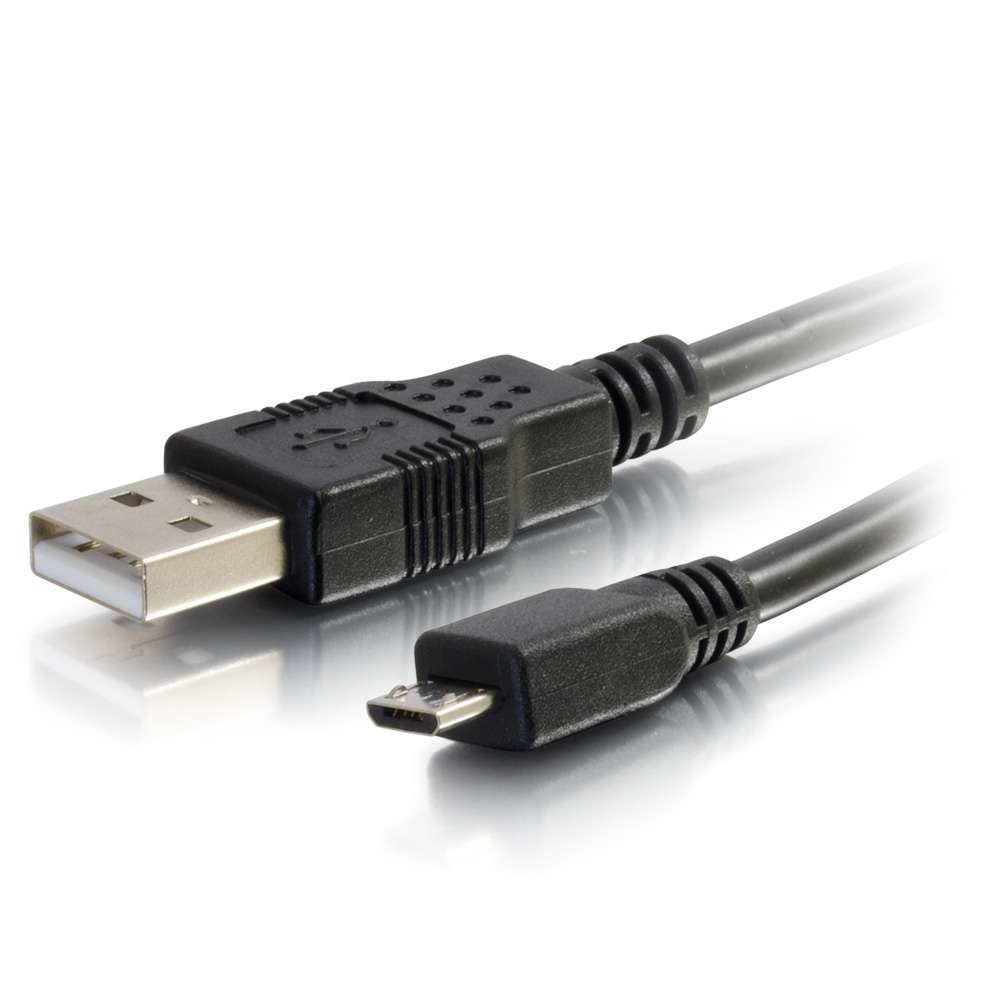 Cable USB 2.0 A a Micro B C2G - Cable USB - USB (M) a Micro USB tipo B (M) - USB 2.0 OTG - 2 m - negro