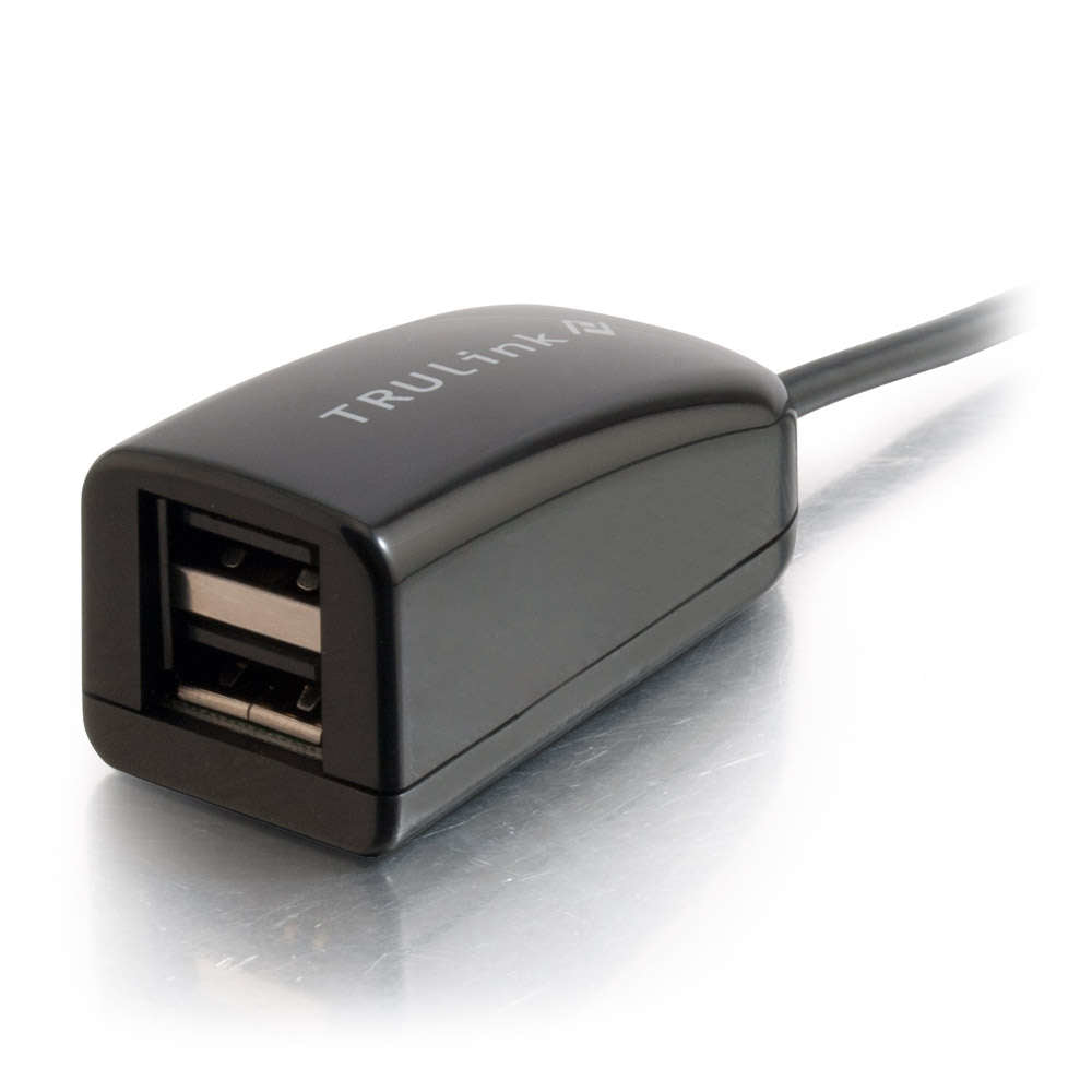 Concentrador USB de 2 puertos C2G - Concentrador - 2 x USB 2.0 - escritorio