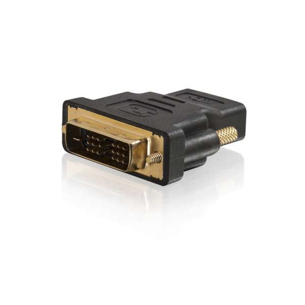 Adaptador en línea C2G Velocity - Adaptador de video - DVI-D macho a HDMI hembra - Negro