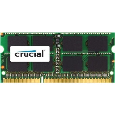 Crucial - DDR3 - módulo - 4 GB - SO DIMM 204-pinos - 1333 MHz / PC3-10600 - CL9 - 1.35 / 1.5 V - unbuffered - sem ECC - para Apple iMac, Mac mini (Meados de 2011), MacBook Pro (Finais de 2011, Início de 2011)
