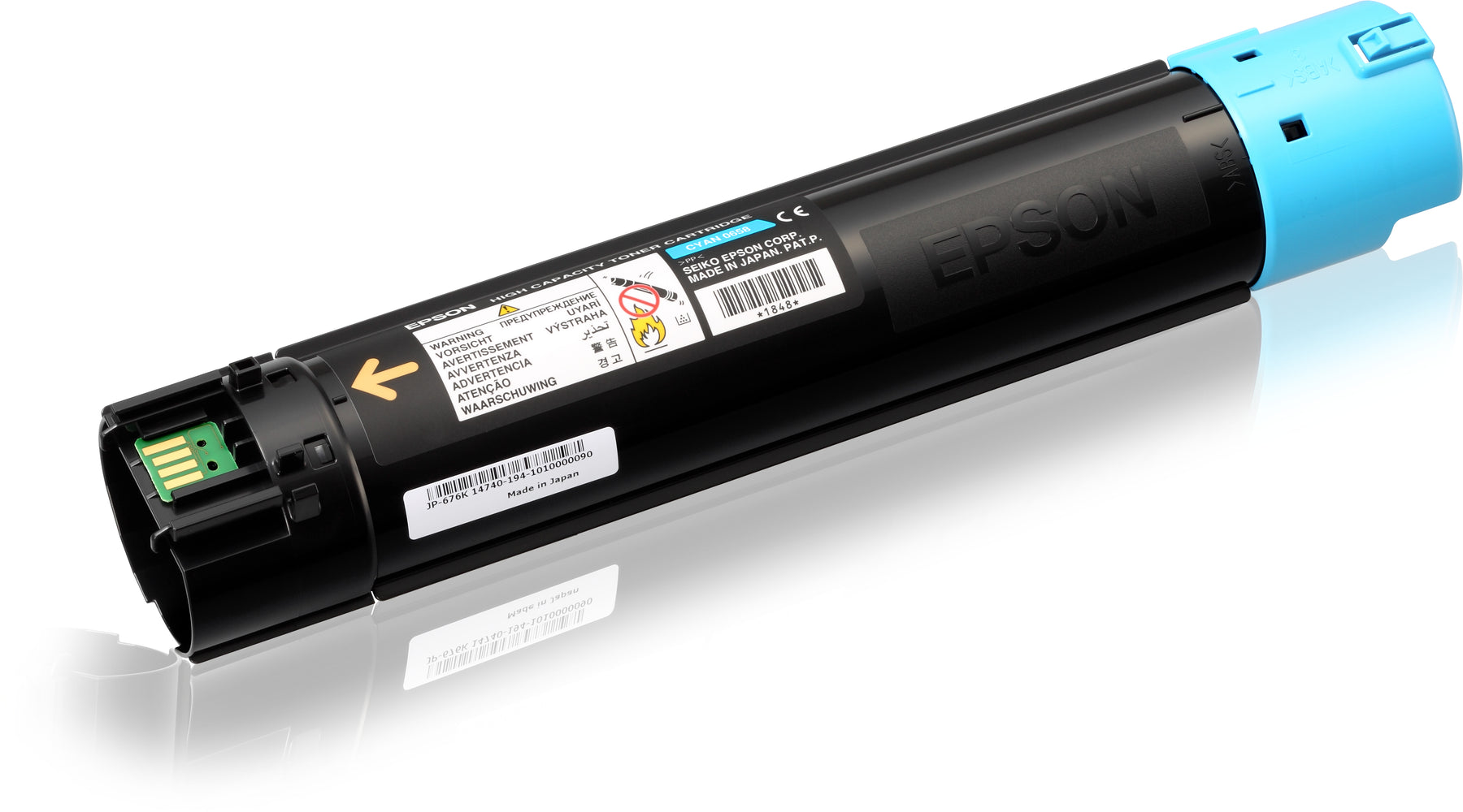 Epson - High Capacity - Cyan Blue - Genuine - Toner Cartridge - for WorkForce AL-C500DHN, AL-C500DN, AL-C500DTN, AL-C500DXN